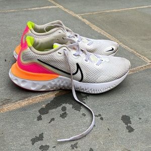 Nike renew run neon running shoes-6.5